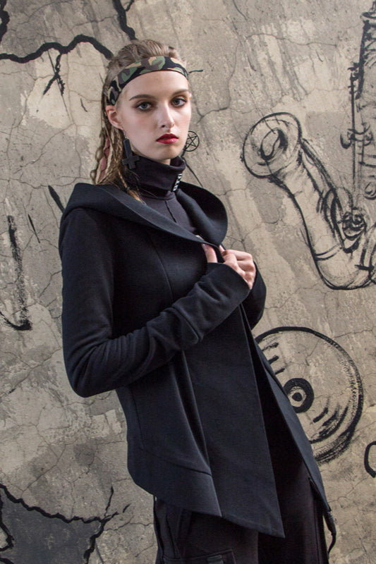 Oversized Hooded Cape Hoodie