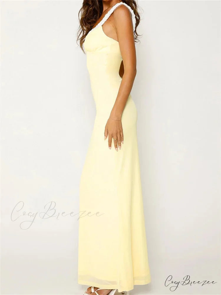 2024 Women Sleeveless V-neck Backless Floral Print Patchwork Summer Cocktail Party Female Vestidos