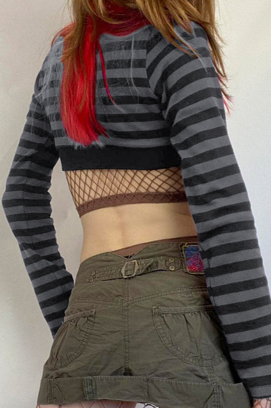 Striped Casual Loose T-Shirt