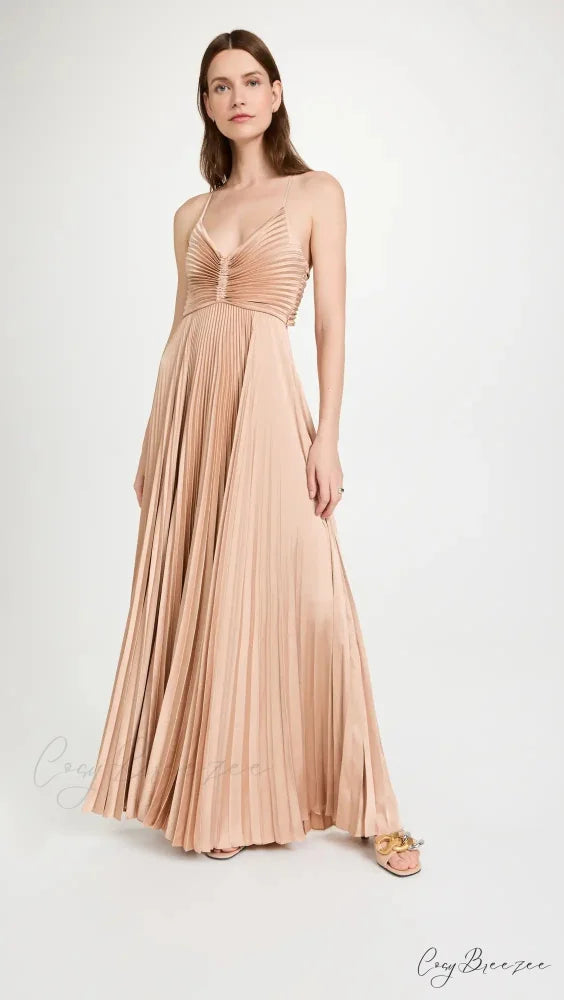 A.L.C. Elegant Aries Dress 16 Days / 6 / S / Beige