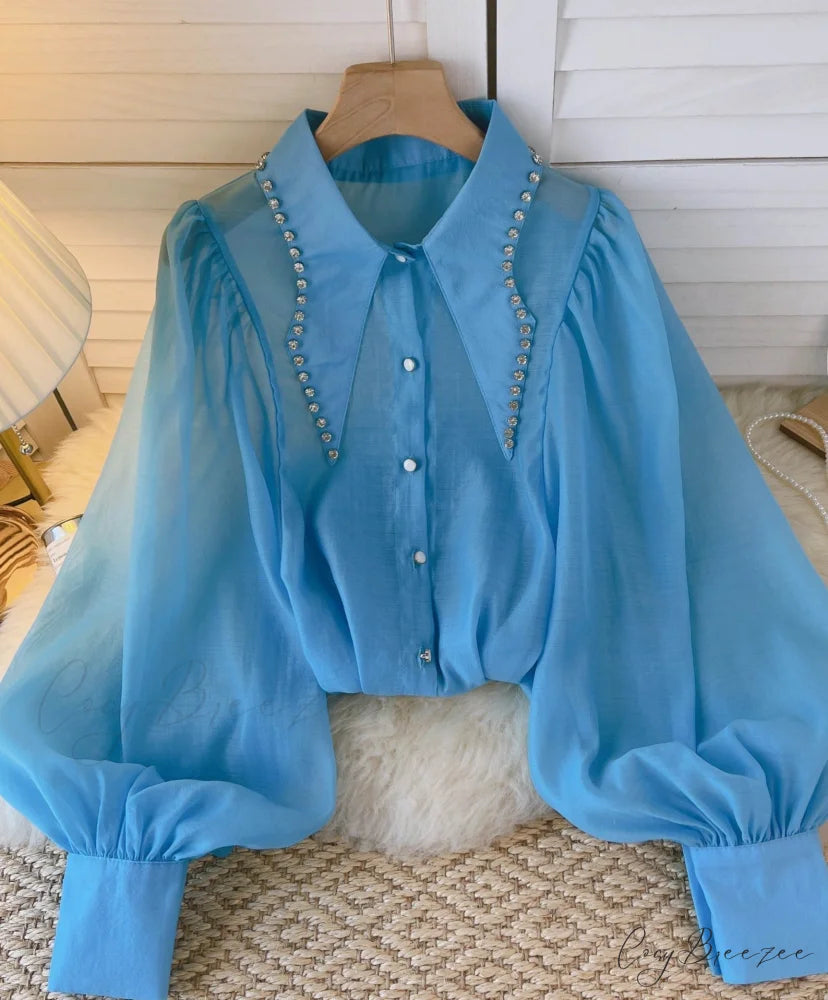 Abigail Women’s Blouse blue / One Size