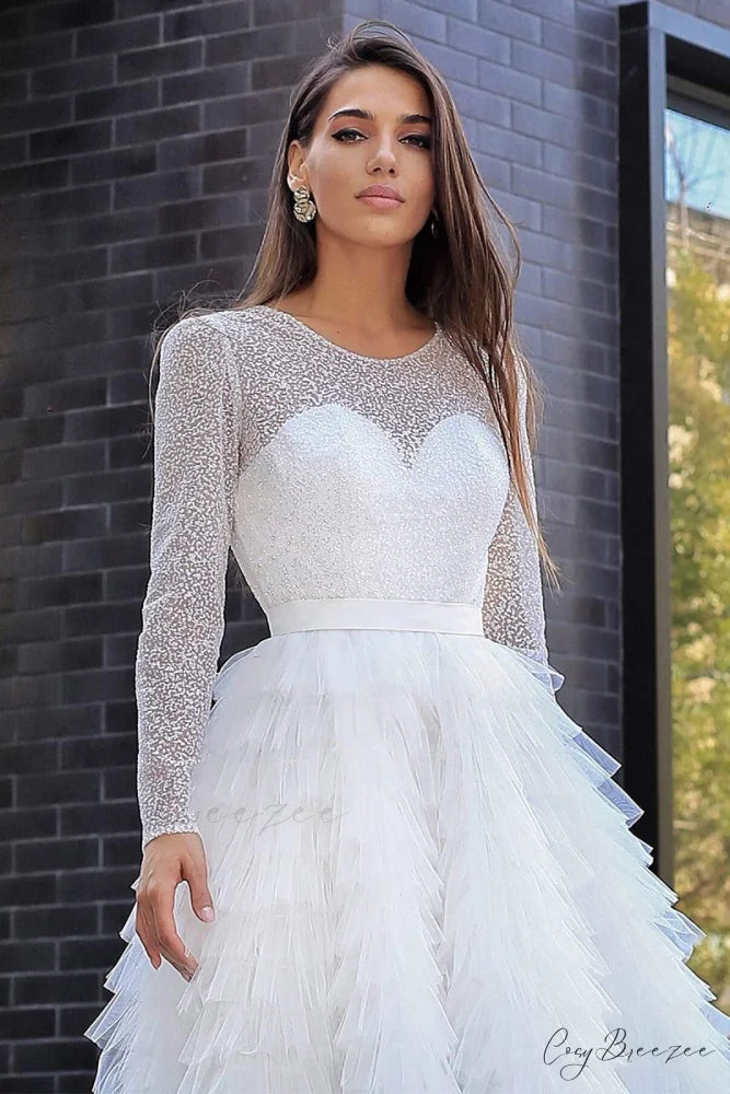 Absolutely Stunning Long Trendy Sleeve Midi Dress