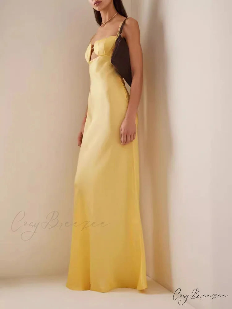Addison Glitter Stylish Mesh Formal Dress