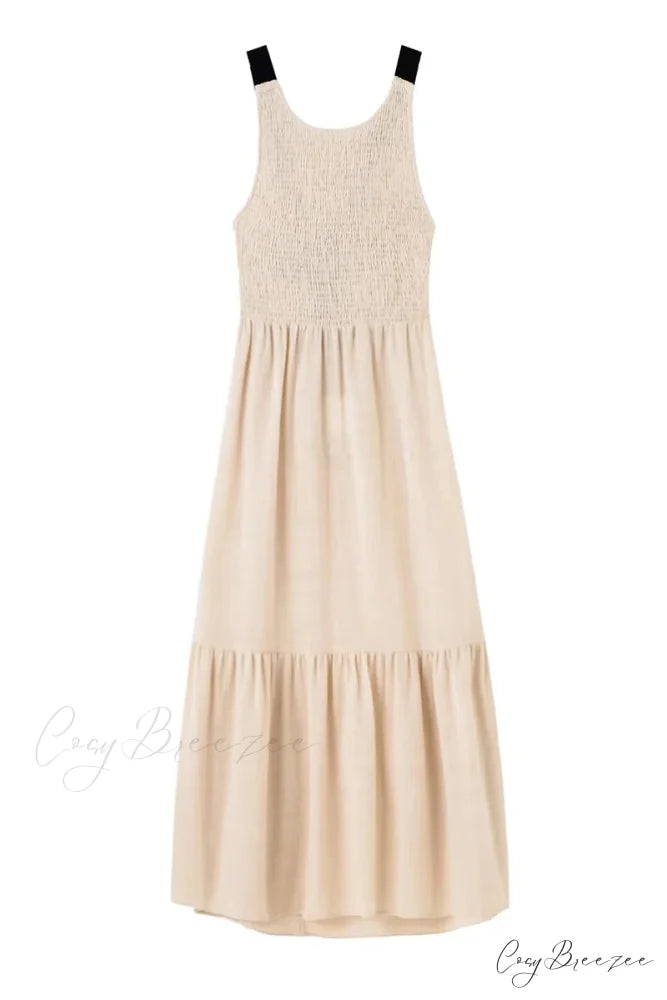 Alameda Tie-Back Graceful Maxi Dress