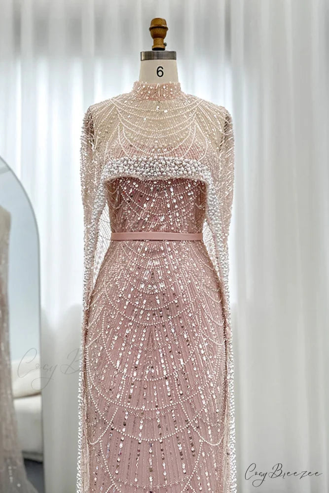 Alexandra Pearl Graceful Embellished Maxi Dress