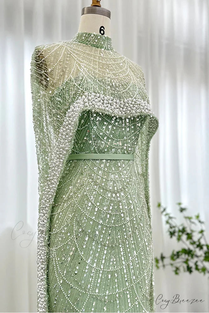 Alexandra Pearl Graceful Embellished Maxi Dress