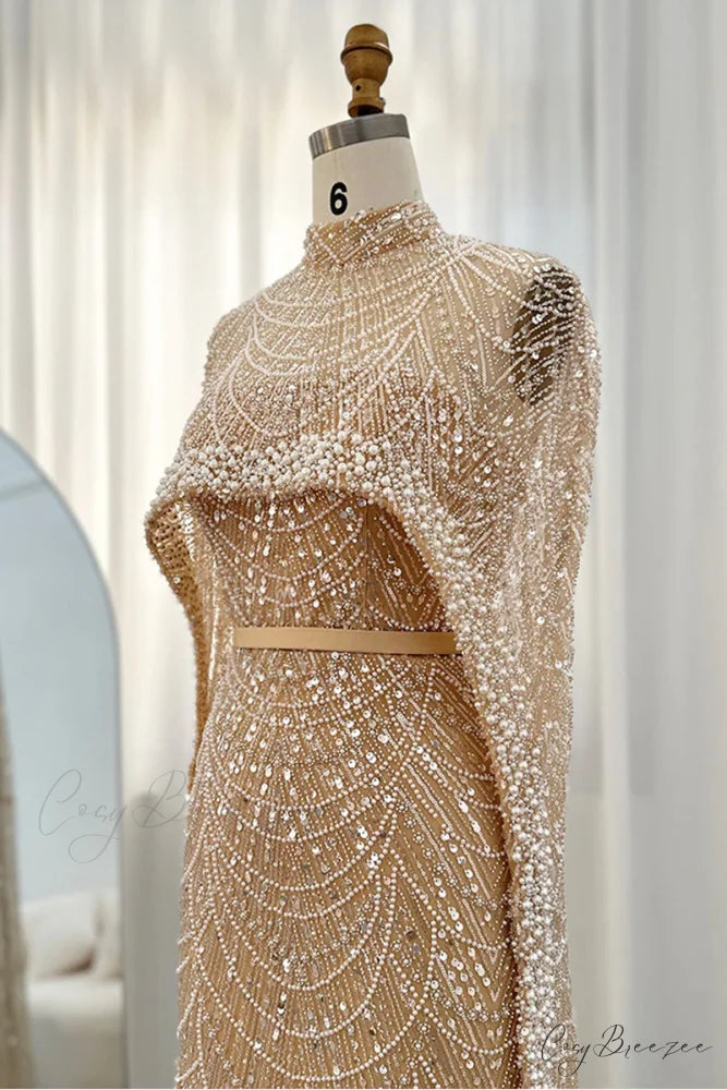 Alexandra Pearl Graceful Embellished Maxi Dress