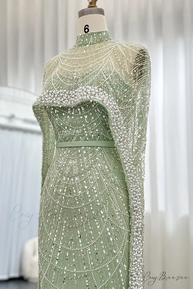 Alexandra Pearl Graceful Embellished Maxi Dress
