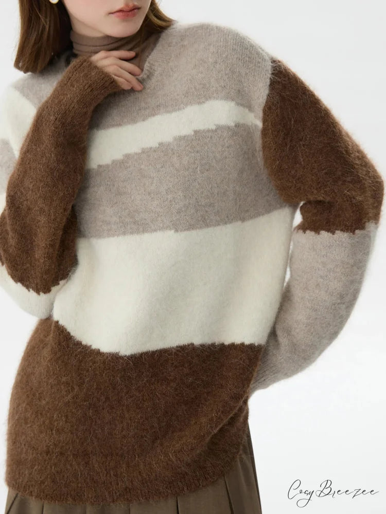 Alpaca Chic Loose Warm Sweater Sweater swraters-241228