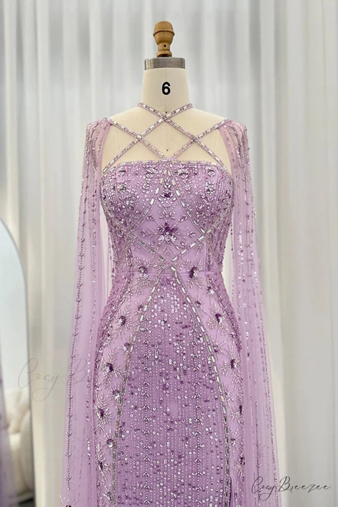 Alyce Beaded Graceful Maxi Dress