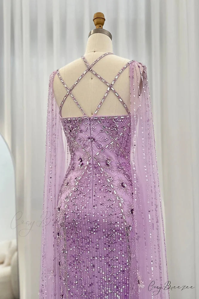 Alyce Beaded Graceful Maxi Dress