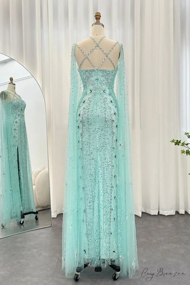 Alyce Beaded Graceful Maxi Dress