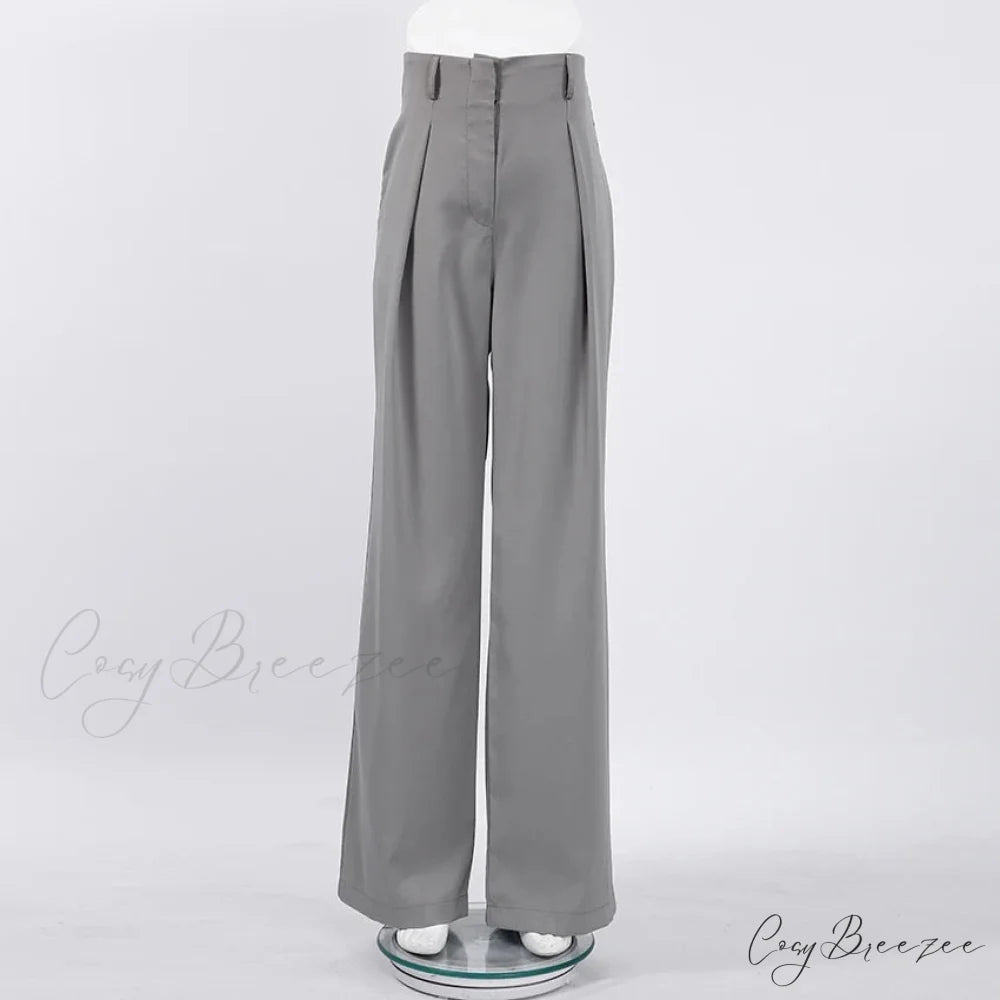ANTIA Elegant TROUSERS Gray / L