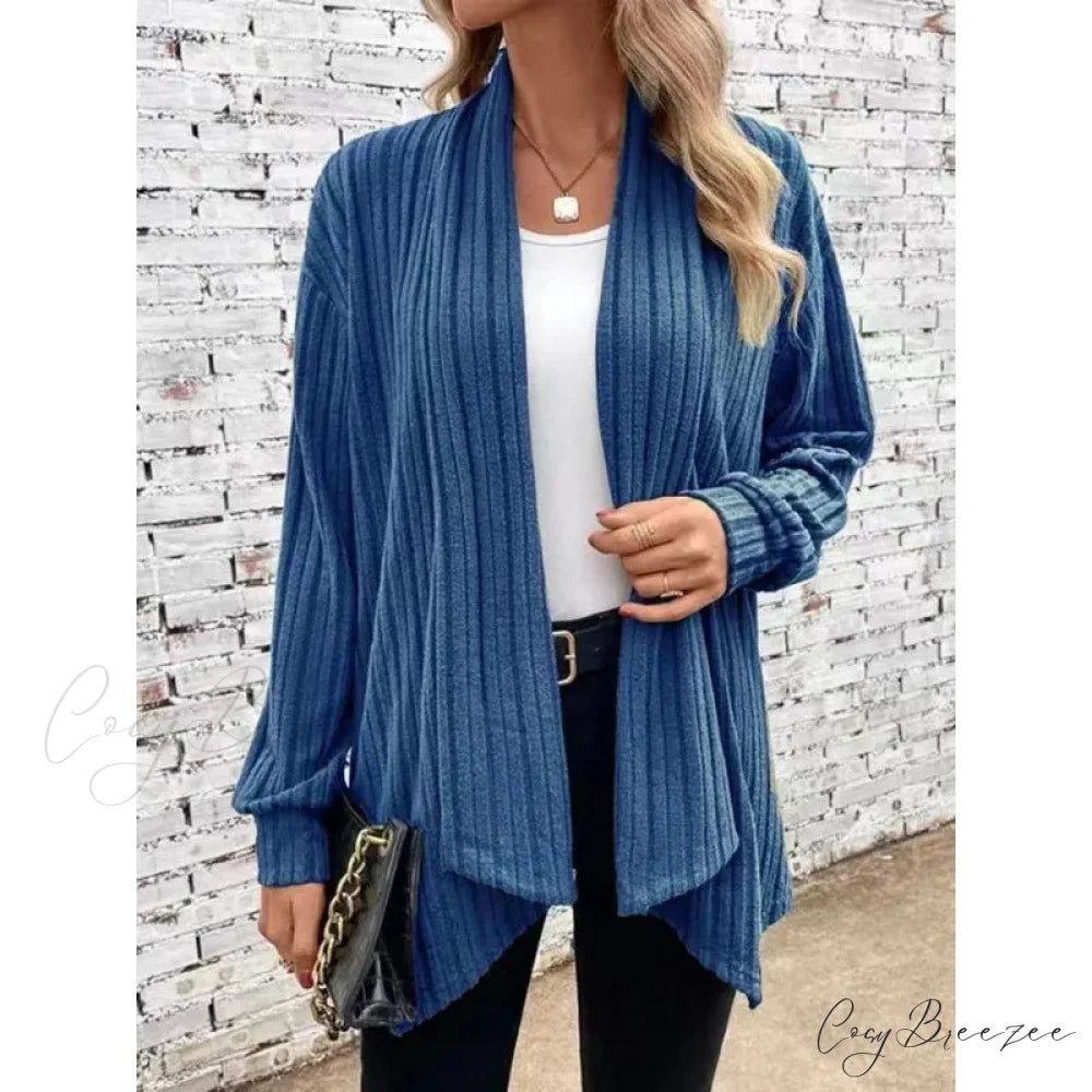 Autumnal Winter Cozy Long Sleeve Loose Plain Casual Comfortable Soft Stylish Sweater