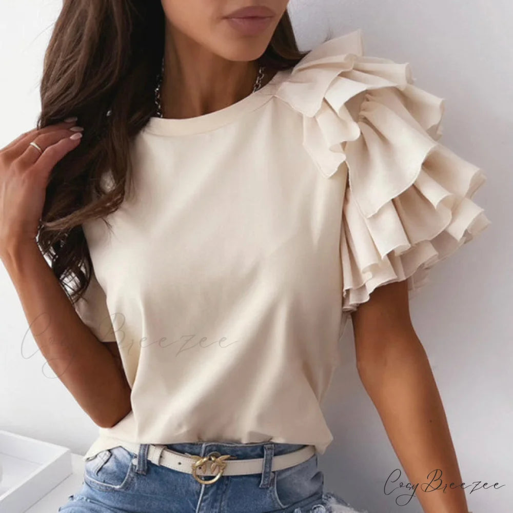 Beatrice Top Khaki1 / S