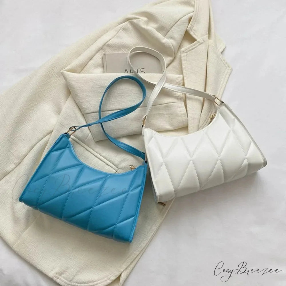 Black PU Leather Retro Hobo Bag shoulder-250126