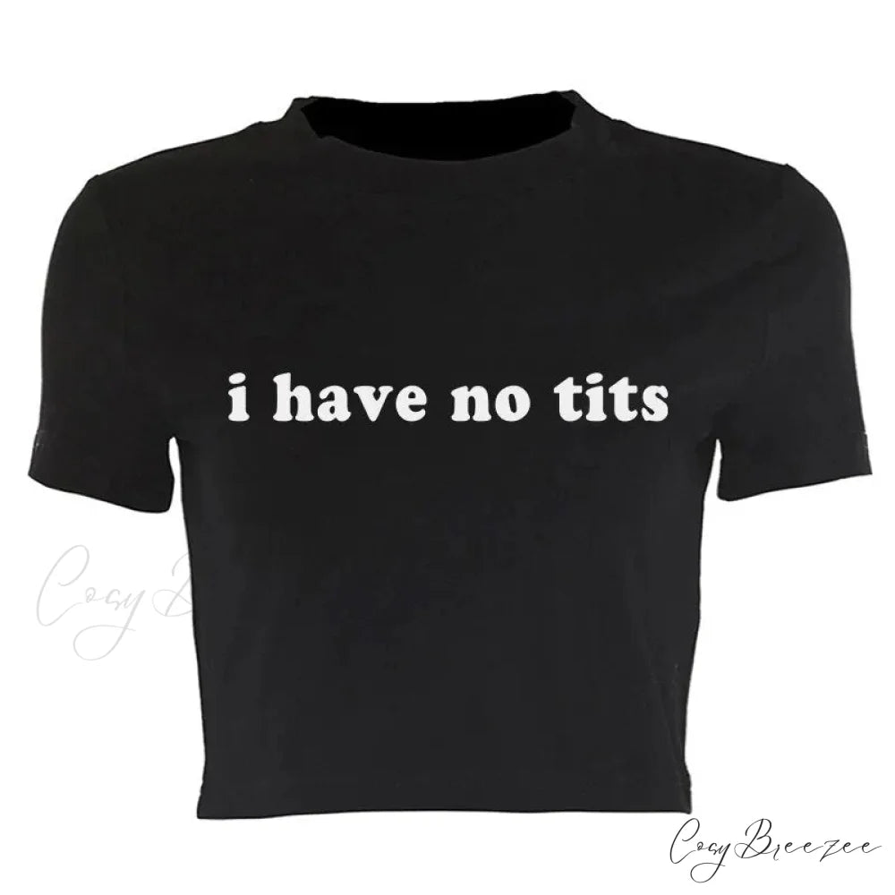 Bold Letter Stylish Print Tee black / S