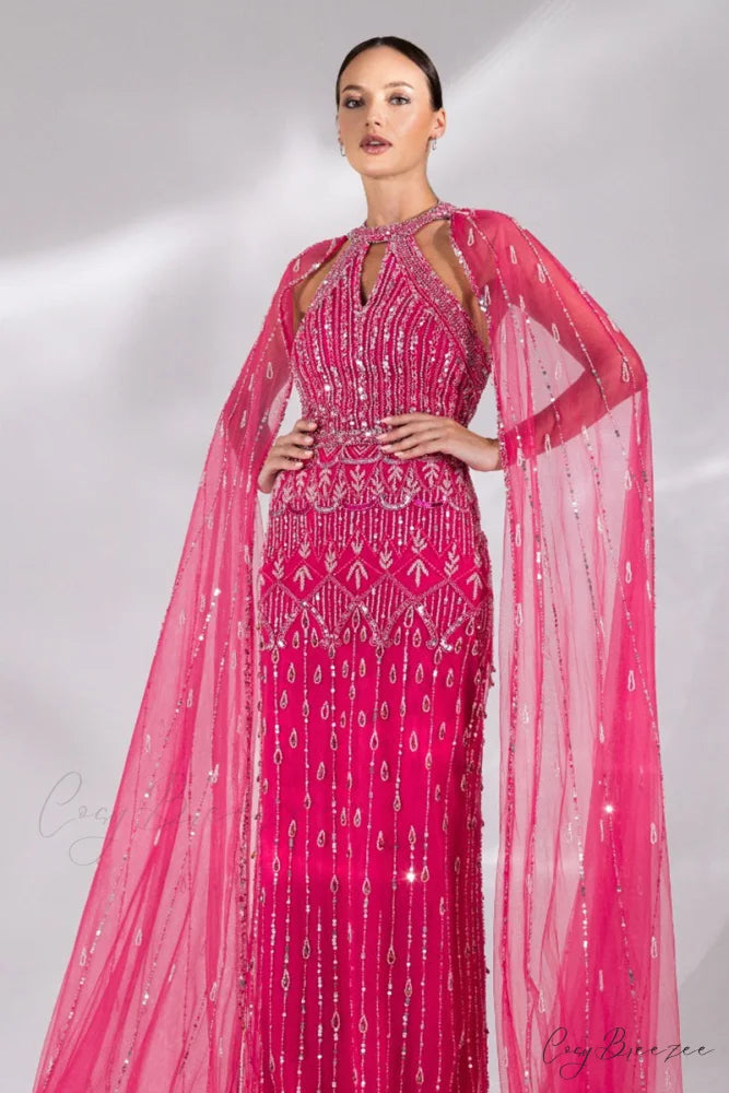 Bound for Romance Trendy Beaded Maxi Dress
