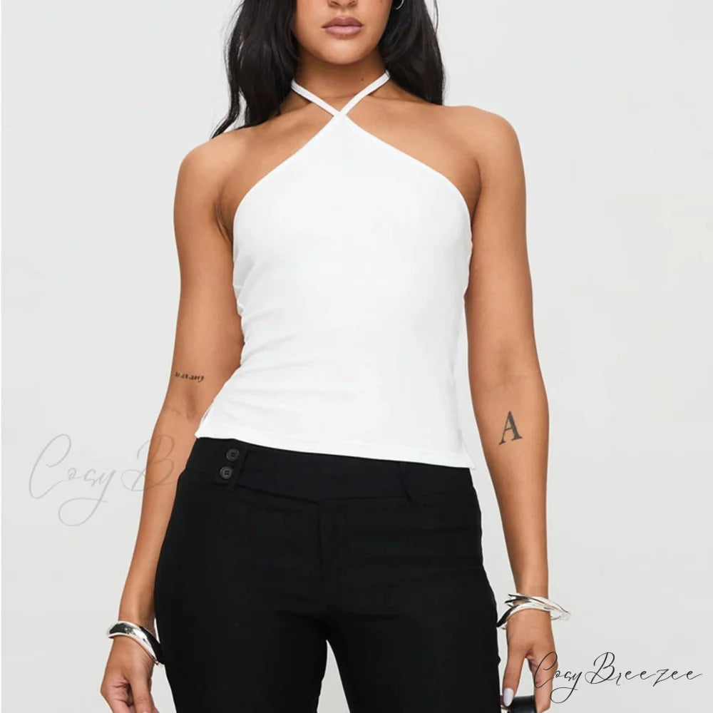 Bow Lace Trim Fairy Crop Top WHITE / S croptop-250223