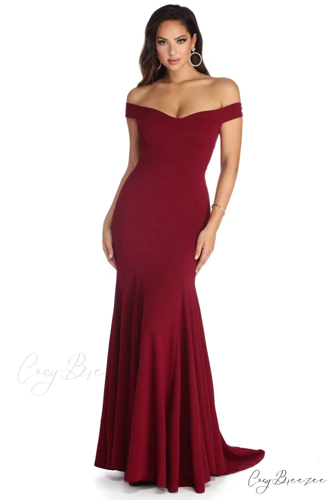 Briar Formal Off Charming The Shoulder Dress