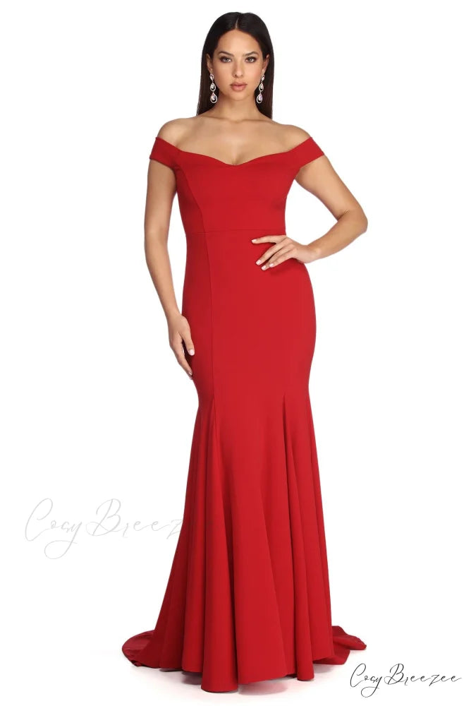Briar Formal Off Charming The Shoulder Dress
