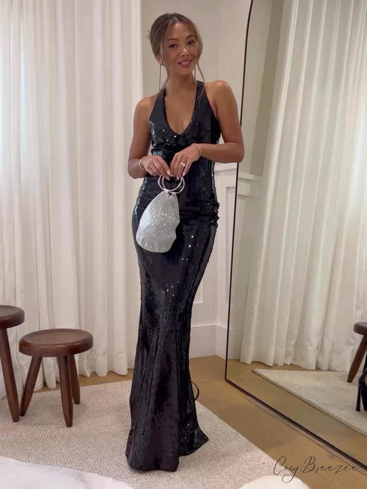 BRIELE Elegant MAXI DRESS
