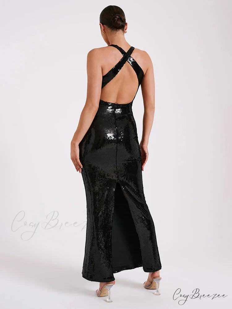 BRIELE Elegant MAXI DRESS