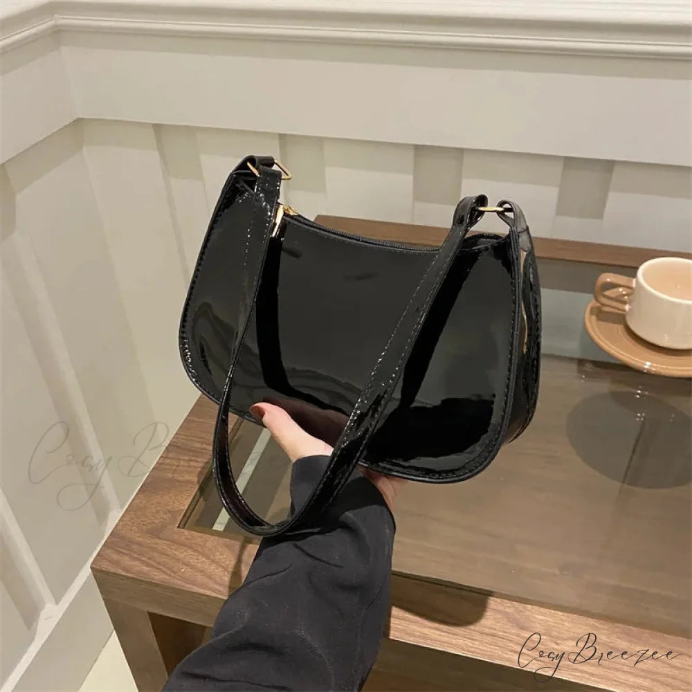 Bright Color Solid Square Shoulder Bag shoulder-250126