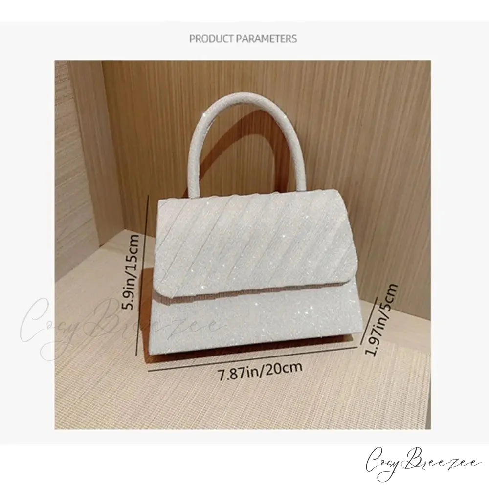 Bright Silk Evening Elegant Banquet Clutch clutchbag-250126