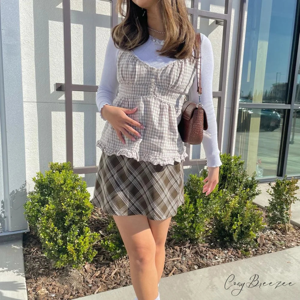 Cami Elegant Buttoned Top