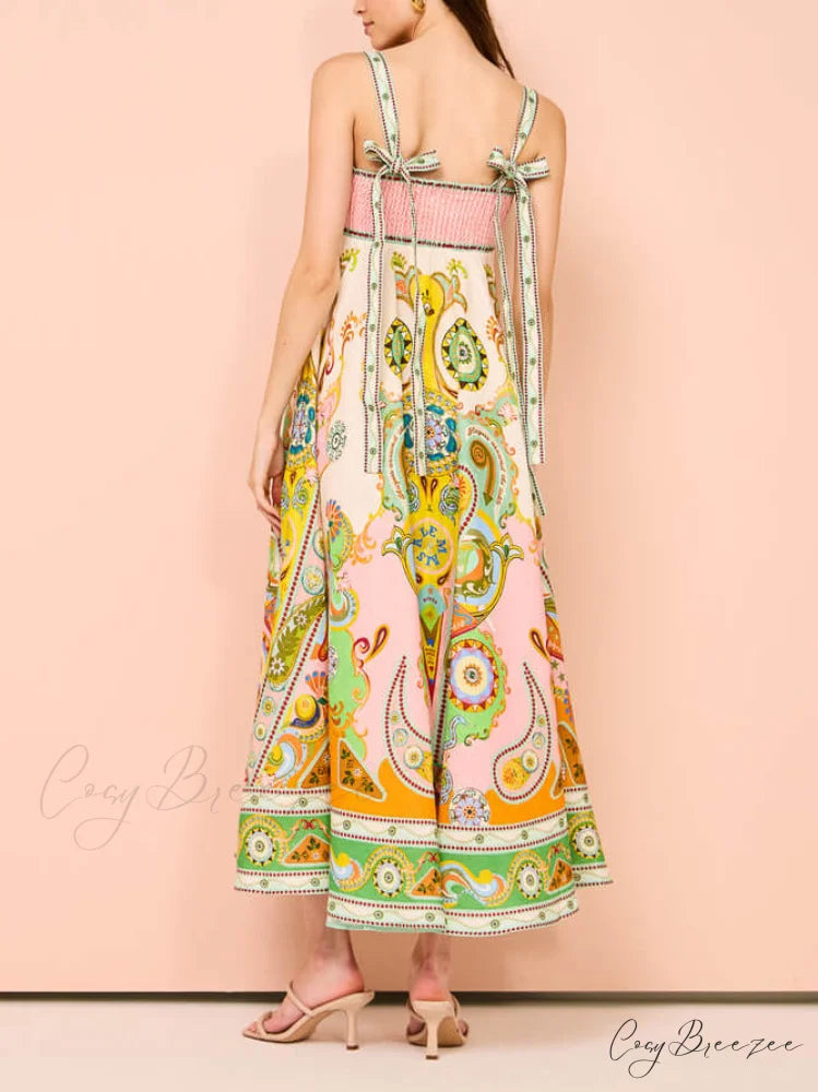 Camisole Unique Holiday Charming Print Madi Dress