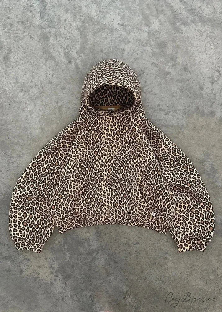 Camouflage Zip-Up Hoodie hoodies-241228