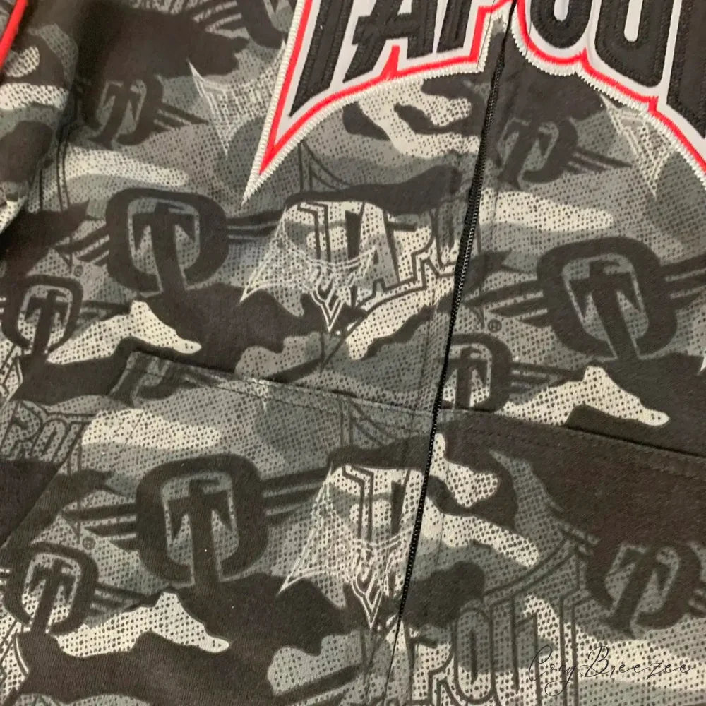 Camouflage Zipper Hoodie hoodies-241228