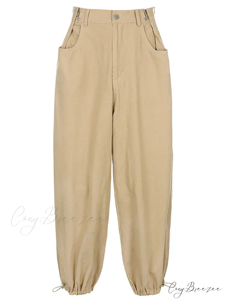 Cargo Camouflage Graceful Patchwork Jeans