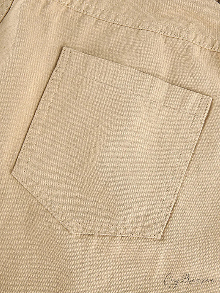 Cargo Camouflage Graceful Patchwork Jeans