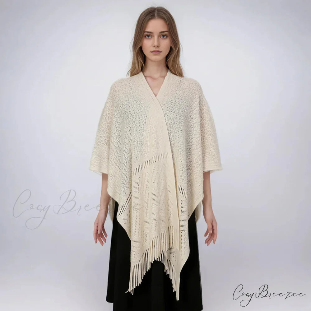 Cashmere Thicken Warmer Soft Pashmina Knitted Long Winter Scarf WHITE 1