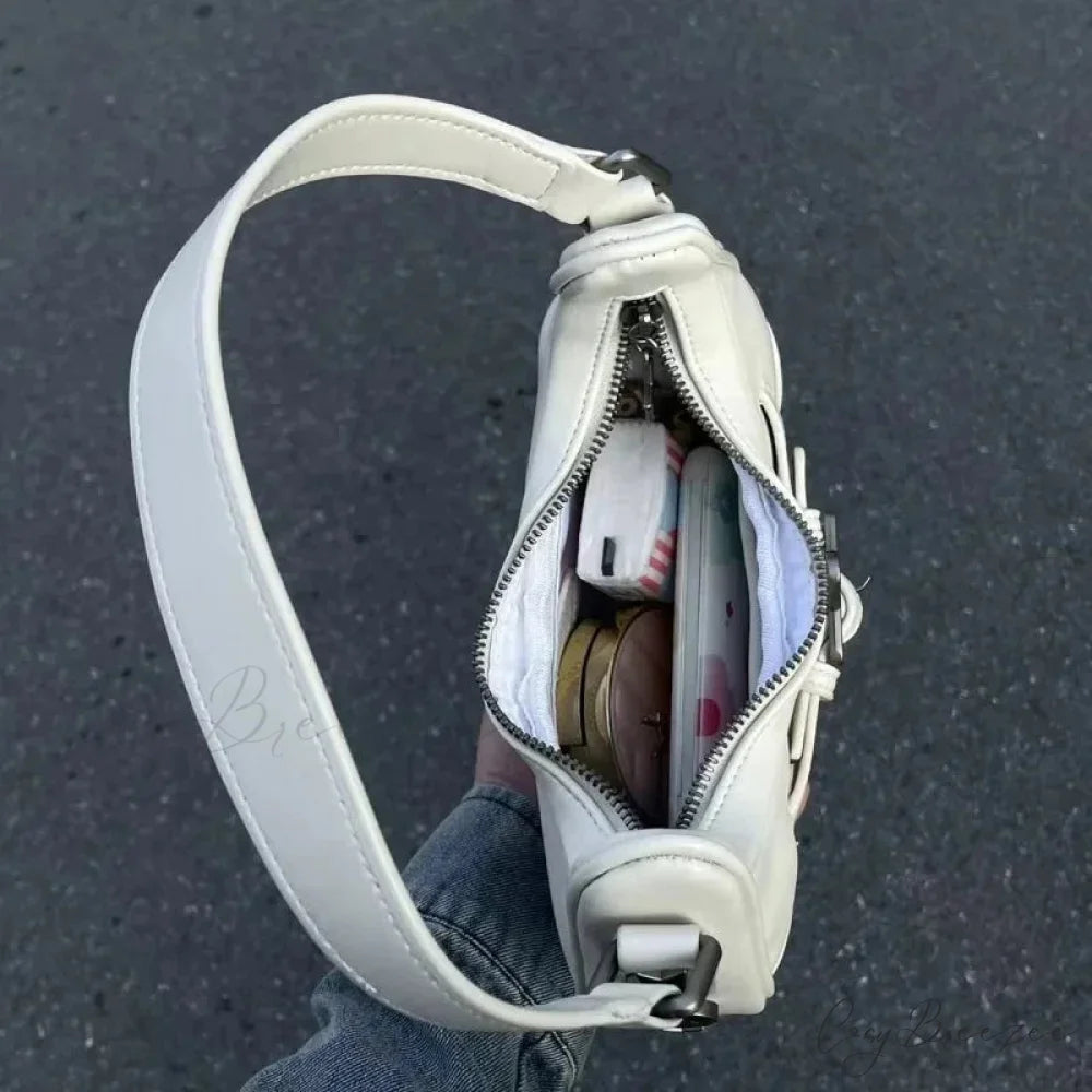 Casual Cute White Star Shoulder Bag shoulder-250126