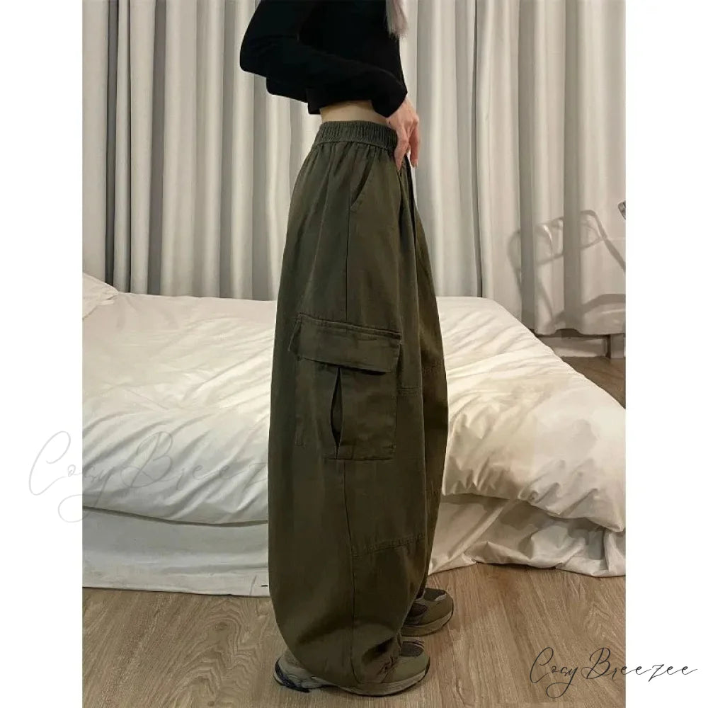 Casual Harajuku Y2K Cargo Pants pants-241228