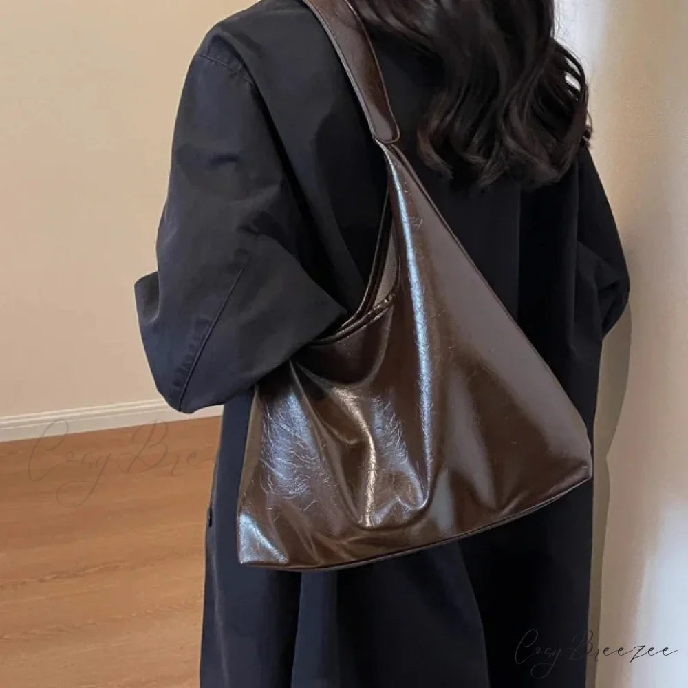 Casual Nylon Crossbody Bag Coffee shoulder-250126
