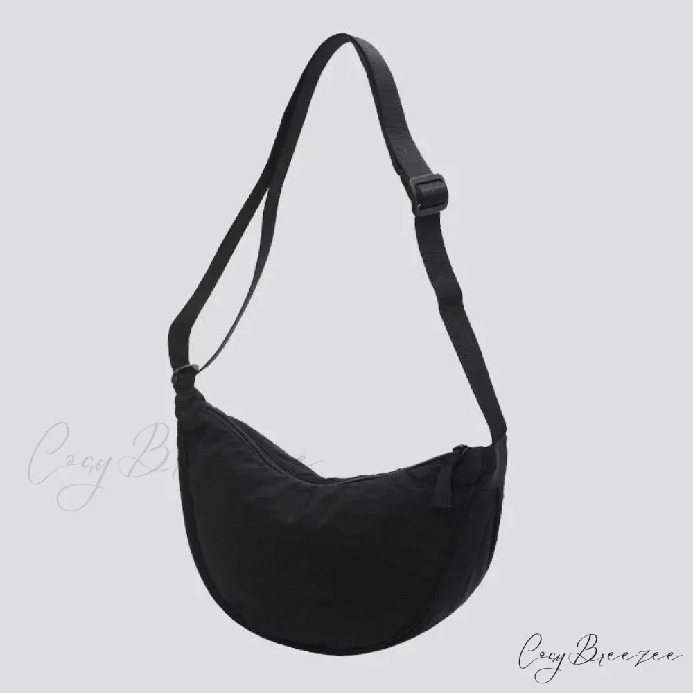 Casual Nylon Designer Hobos Crossbody Bag Black crossbody-250126
