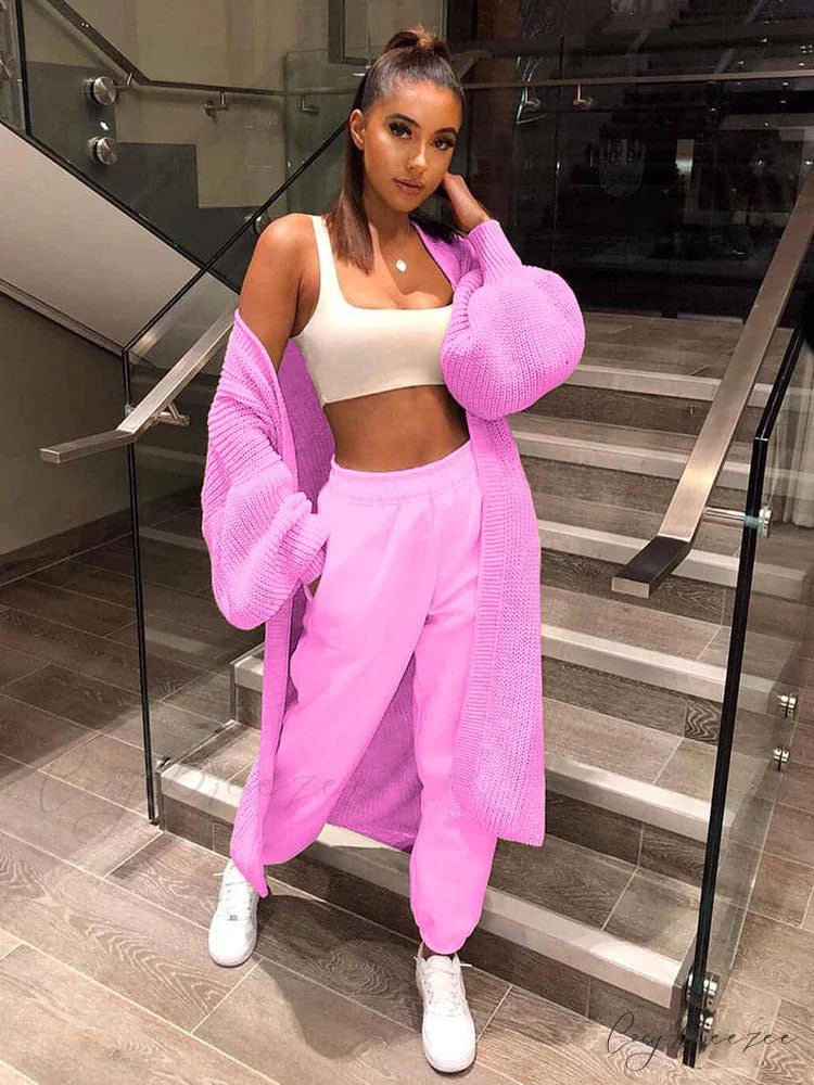 Casual Solid Graceful color Cardigan