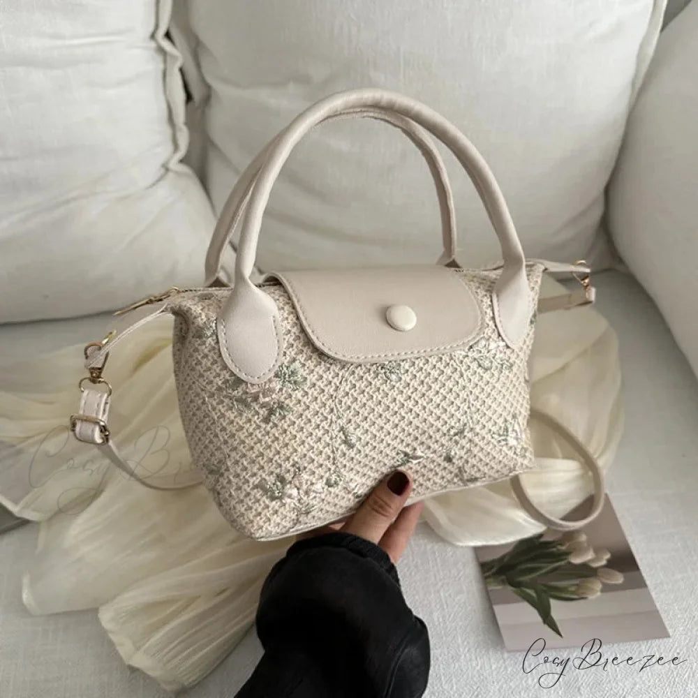 Casual Straw Crossbody Beach Handbag handbag-250126