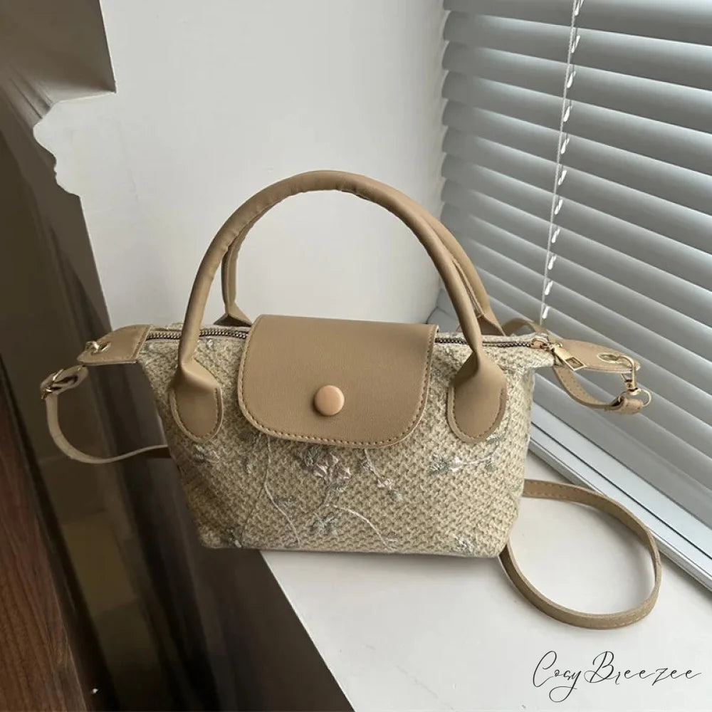 Casual Straw Crossbody Beach Handbag handbag-250126