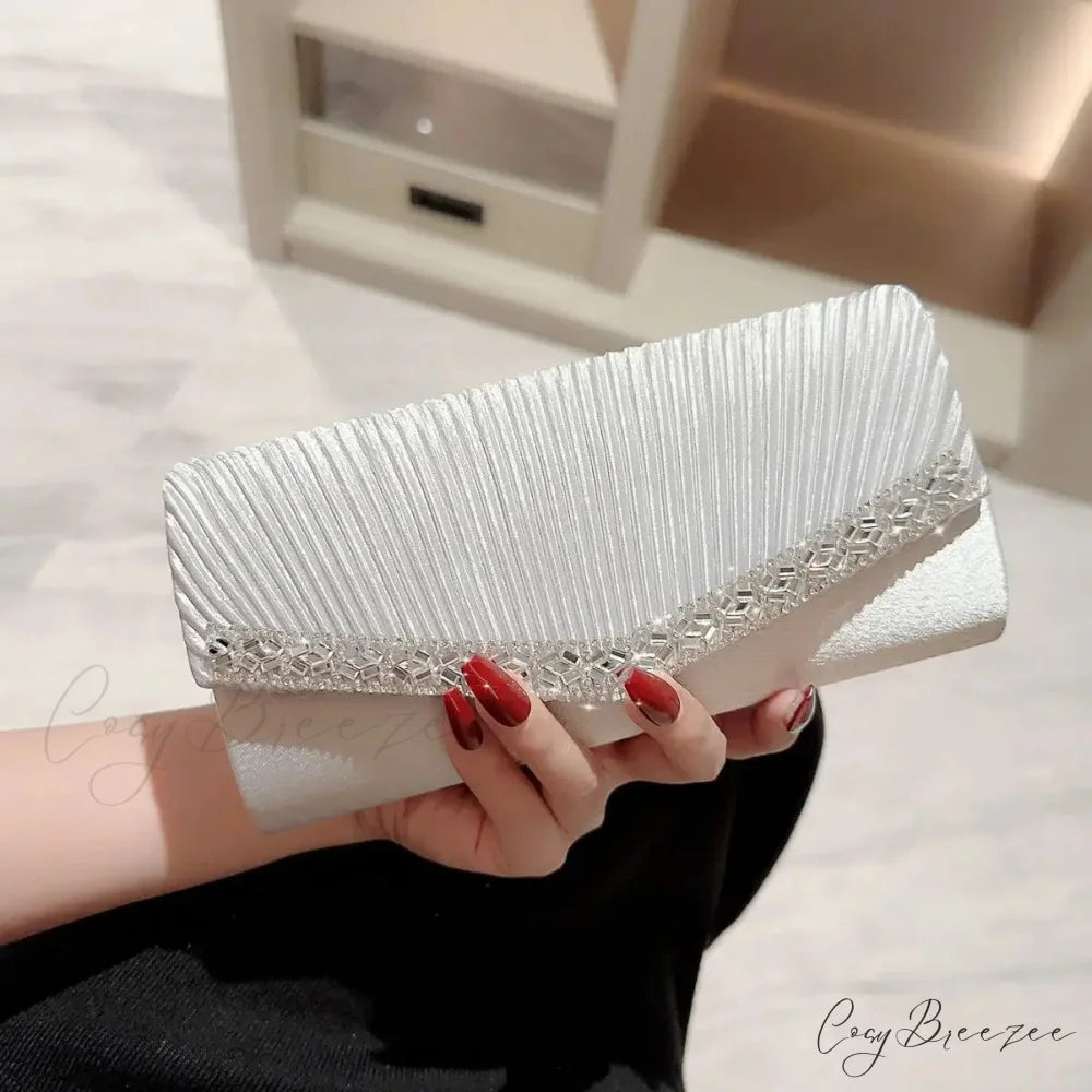 Chain Wedding Party Clutch wristlet-250126