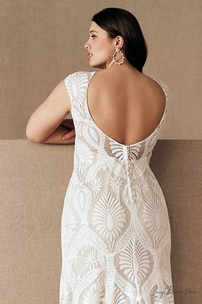 Cherished Love Lace Trendy Mermaid Wedding Dress