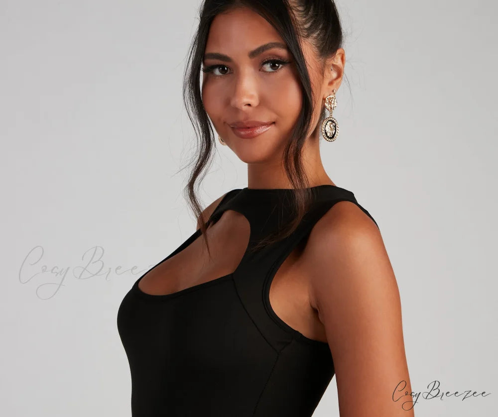 Chic Cutout Stylish Bodycon Mini Dress