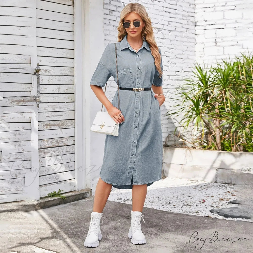 Chic Ruched Tie Plain Velvety Sleeveless Bow Drawstring Retro A Line Dress Light Blue / S