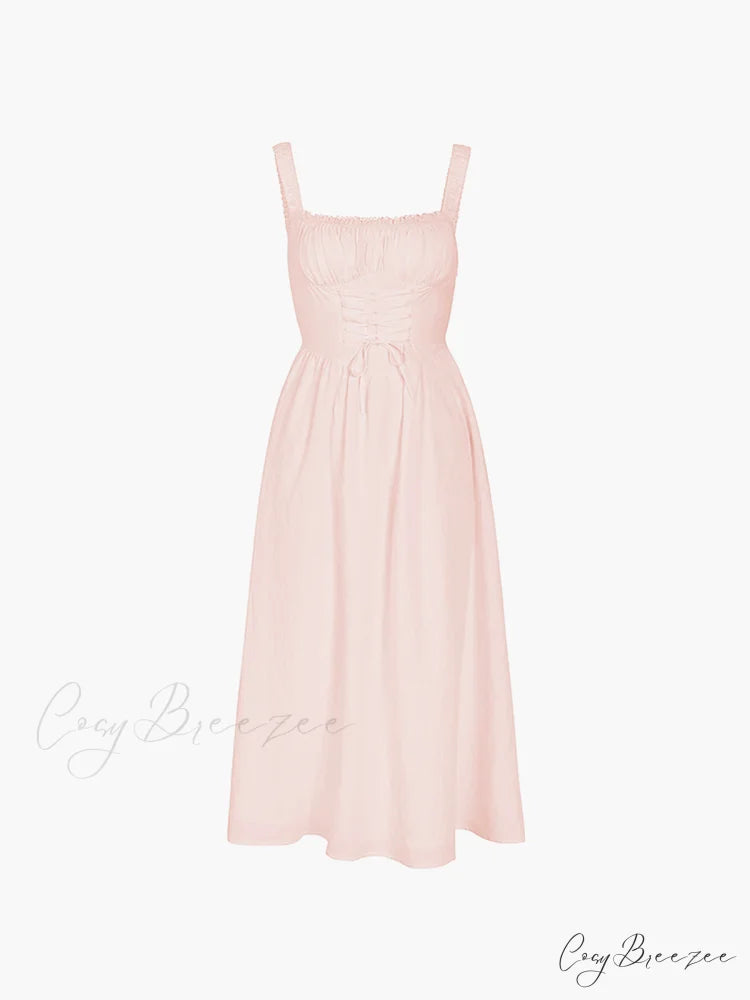 Coastal Cowgirl Graceful Corset Long Dress