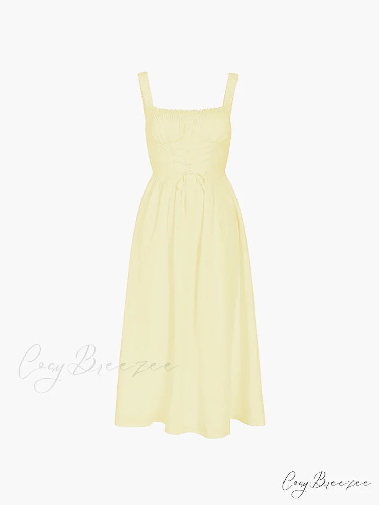 Coastal Cowgirl Graceful Corset Long Dress