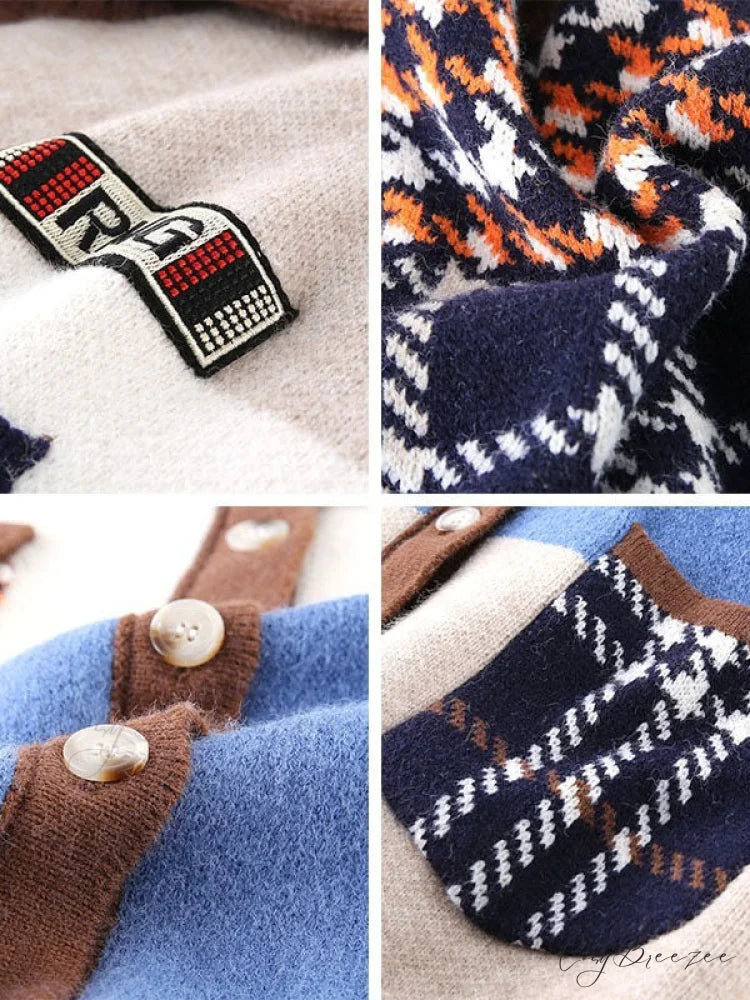 Color Block Graceful Striped Sweater